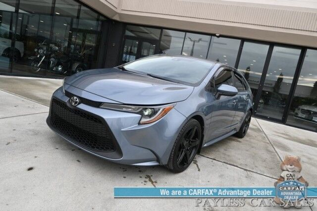 2020 Toyota Corolla LE / Automatic / Power Mirrors, Windows & Locks / Lane Departure & Forward Collision Alert / Adaptive Cruise Control / Apple CarPlay & Android Auto / Back Up Camera / Keyless Entry / 38 MPG Anchorage AK