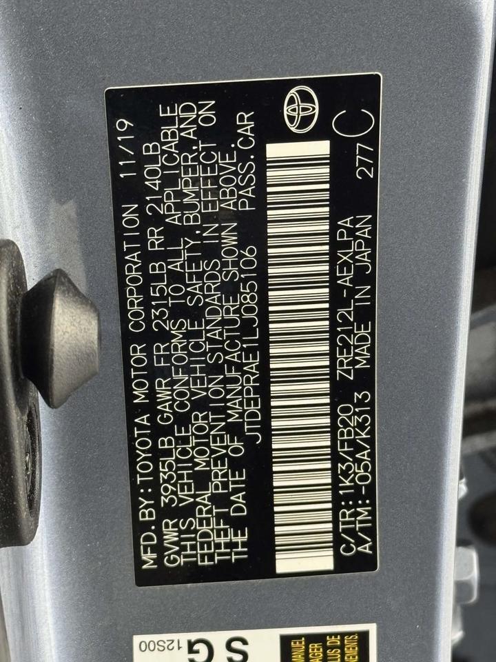 2020 Toyota Corolla LE Fredericksburg VA