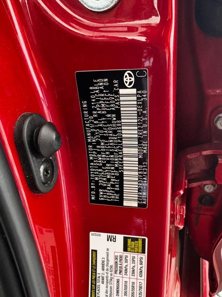 2020 Toyota Corolla LE Fredericksburg VA