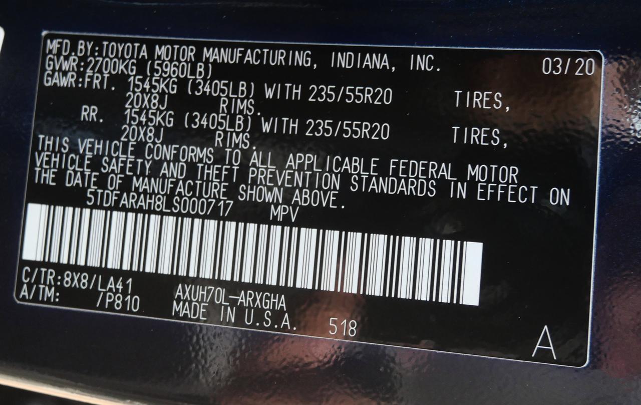 2020 Toyota Highlander Hybrid Platinum San Juan TX