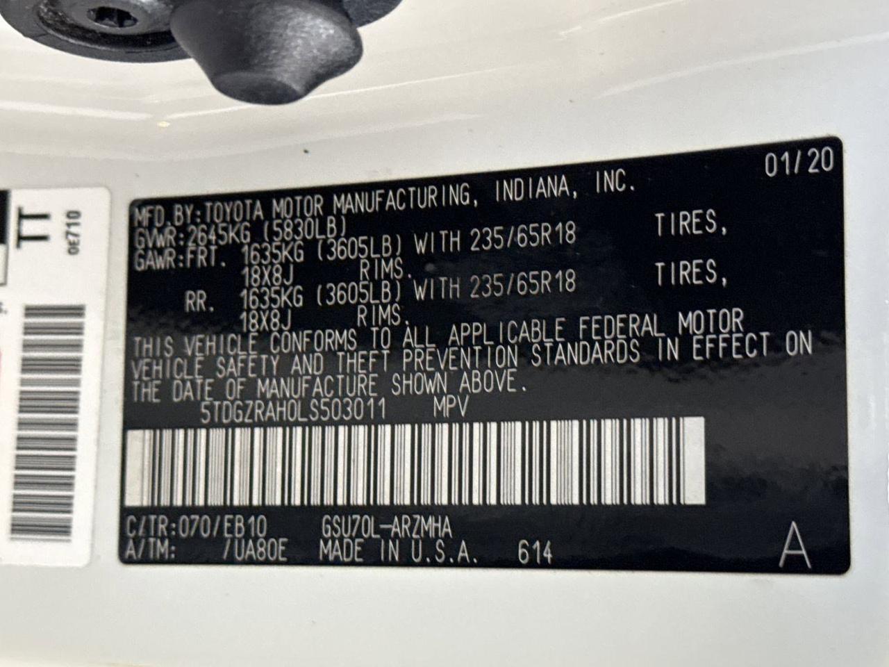 2020 Toyota Highlander XLE San Antonio TX