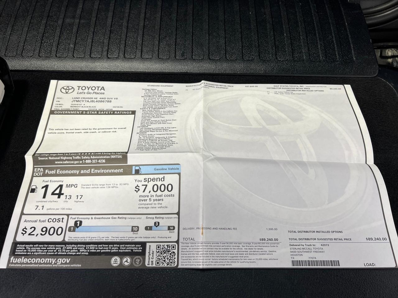 2020 Toyota Land Cruiser Heritage Edition, King Shocks Lift, Only 32k Miles Houston TX