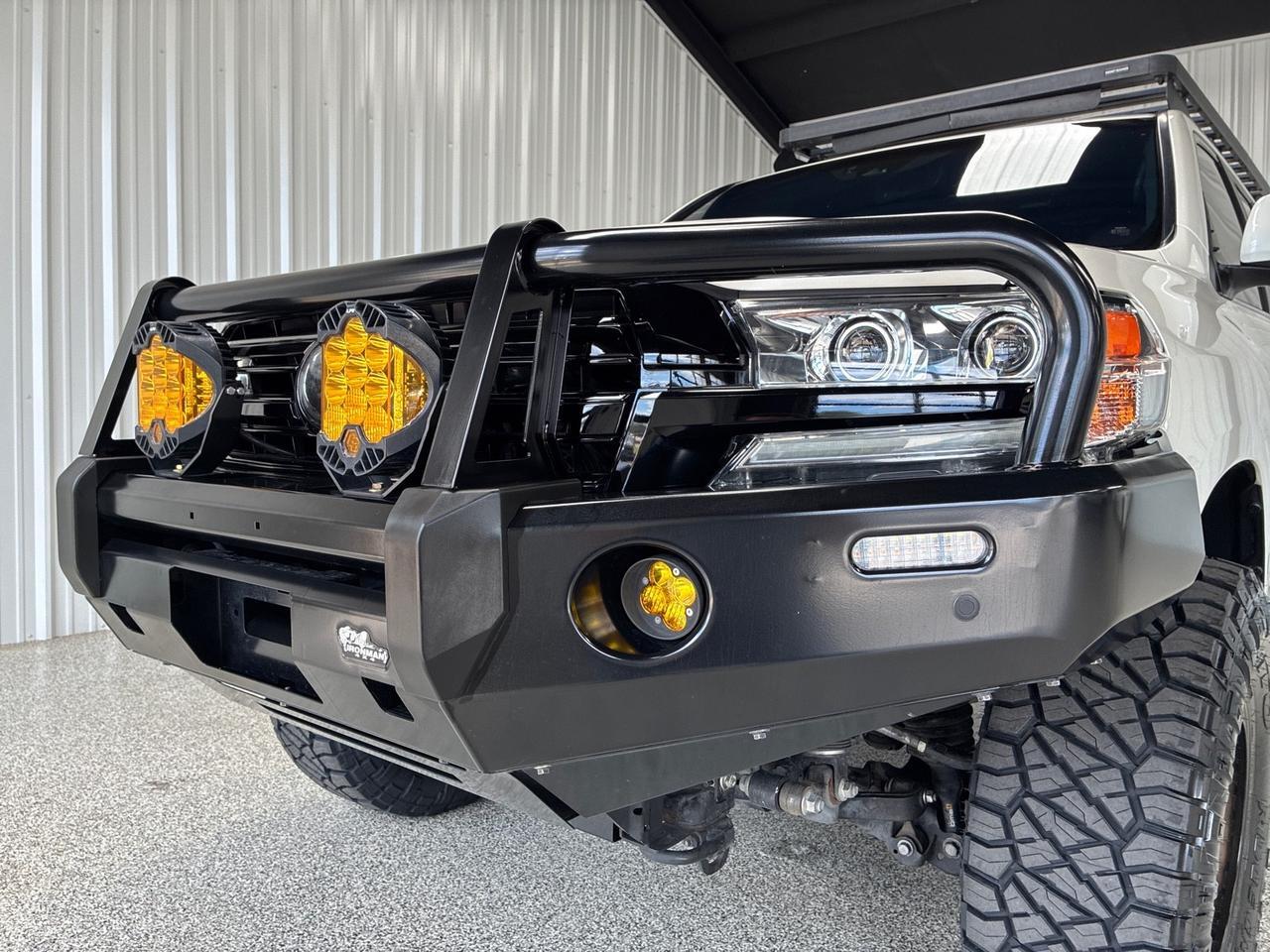 2020 Toyota Land Cruiser Old Man Emu BP-51 Lift, Ironman Bumper, Baja Design Lights, Front Runner Roof Rack, Fifteen52 Wheels Houston TX