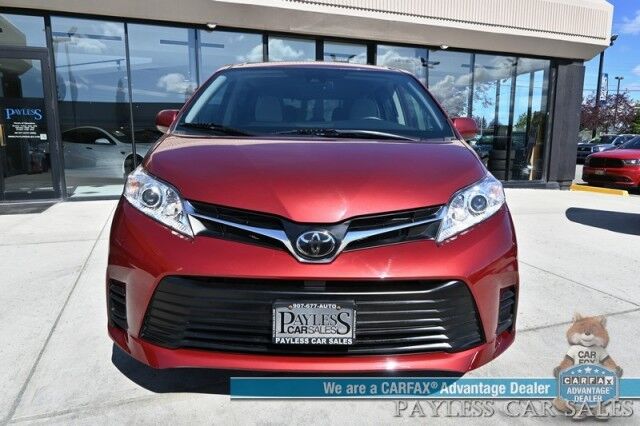 2020 Toyota Sienna LE / AWD / Power Driver's Seat / Adaptive Cruise Control / Lane Departure & Blind Spot Alert / Apple CarPlay & Android Auto / Back Up Camera / 3rd Row / Seats 7 / Keyless Entry & Start / 24 MPG / 1-Owner Anchorage AK