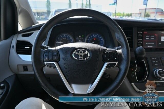 2020 Toyota Sienna LE / AWD / Power Premium Cloth Seats / Adaptive Cruise Control / Lane Departure & Blind Spot Alert / Apple CarPlay & Android Auto / Back Up Camera / 3rd Row / Seats 7 / Keyless Entry & Start / 24 MPG / 1-Owner Anchorage AK