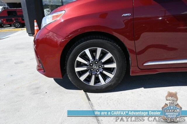 2020 Toyota Sienna LE / AWD / Power Premium Cloth Seats / Adaptive Cruise Control / Lane Departure & Blind Spot Alert / Apple CarPlay & Android Auto / Back Up Camera / 3rd Row / Seats 7 / Keyless Entry & Start / 24 MPG / 1-Owner Anchorage AK