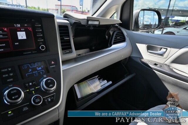 2020 Toyota Sienna LE / AWD / Power Premium Cloth Seats / Adaptive Cruise Control / Lane Departure & Blind Spot Alert / Apple CarPlay & Android Auto / Back Up Camera / 3rd Row / Seats 7 / Keyless Entry & Start / 24 MPG / 1-Owner Anchorage AK
