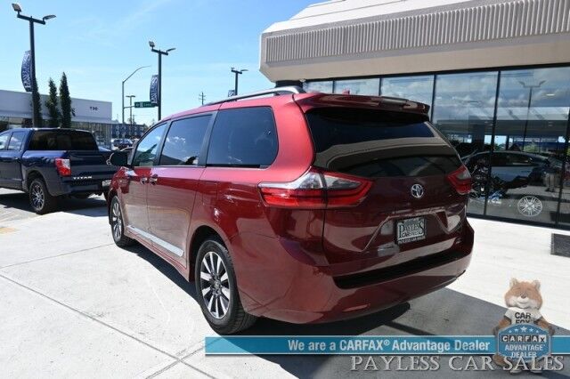 2020 Toyota Sienna LE / AWD / Power Premium Cloth Seats / Adaptive Cruise Control / Lane Departure & Blind Spot Alert / Apple CarPlay & Android Auto / Back Up Camera / 3rd Row / Seats 7 / Keyless Entry & Start / 24 MPG / 1-Owner Anchorage AK