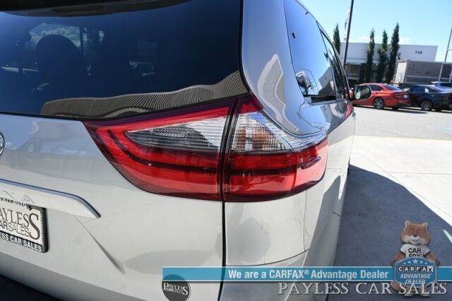 2020 Toyota Sienna LE / AWD / Premium Cloth Seats / Adaptive Cruise Control / Lane Departure & Blind Spot Alert / Apple CarPlay & Android Auto / Back Up Camera / 3rd Row / Rear Captains Chairs / Seats 7 / 24 MPG / 1-Owner Anchorage AK