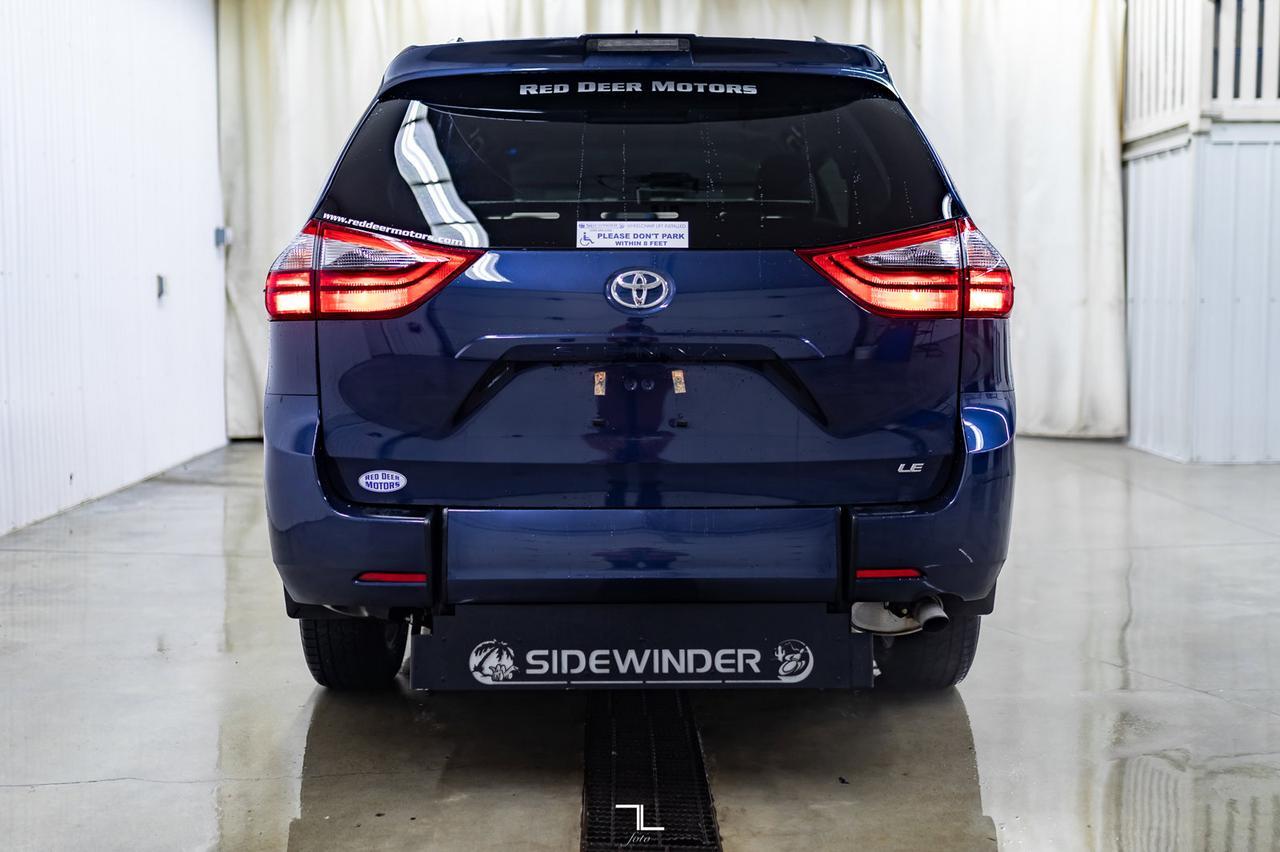 2020 Toyota Sienna LE Sidewinder Conversion Wheelchair Lift Red Deer AB