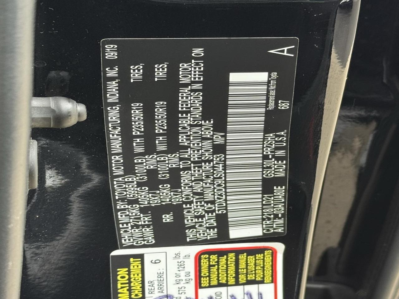 2020 Toyota Sienna SE Premium Fredericksburg VA