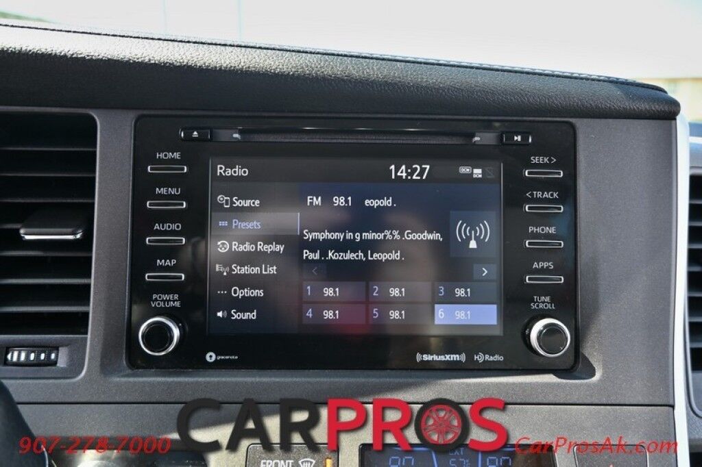 2020 Toyota Sienna XLE - 3.5L V6 - Automatic - All Wheel Drive - Front Power Leather Seats - Power Windows & Door Locks - Bluetooth - Navigation - Backup Camera - Sunroof - 3rd Row Seeating - 1 Owner Anchorage AK