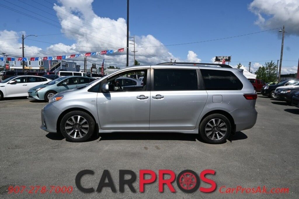 2020 Toyota Sienna XLE - 3.5L V6 - Automatic - All Wheel Drive - Front Power Leather Seats - Power Windows & Door Locks - Bluetooth - Navigation - Backup Camera - Sunroof - 3rd Row Seeating - 1 Owner Anchorage AK
