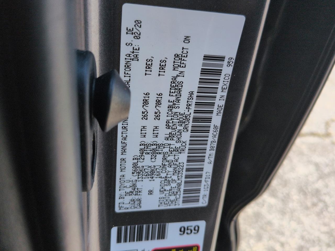 2020 Toyota Tacoma 4WD TRD Off Road Winder GA