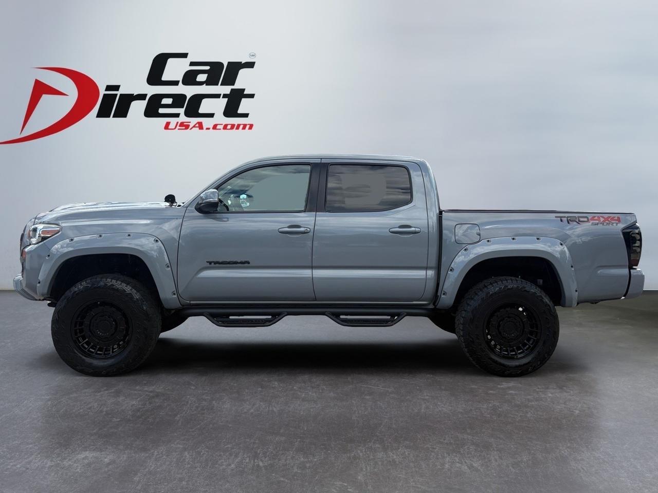 2020 Toyota Tacoma 4WD TRD Sport, LIFTED, FENDER FLARES, RUNNING BOARDS, FRONT GRILL LIGHT BAR, LANE KEEP ASSIST, COLLISION ALERT, APPLE CARPLAY/ANDROID AUTO, CUSTOM FUEL WHEEL, LOW MILEAGE, CLEAN CARFAX, TAKE THIS TOYOTA HOME TODAY!
