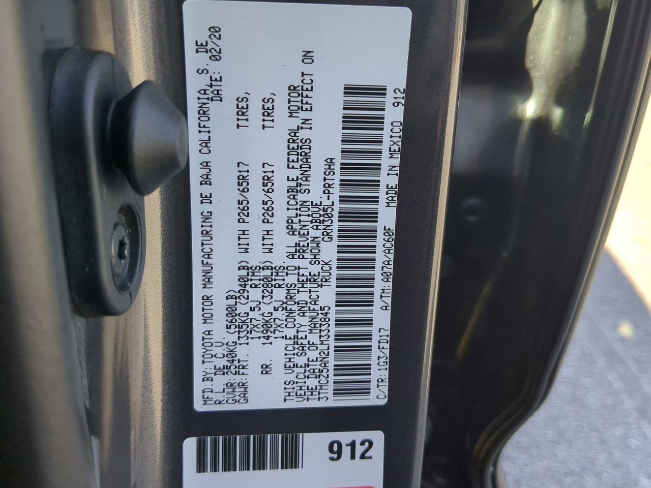 2020 Toyota Tacoma 4WD TRD Sport Appleton WI