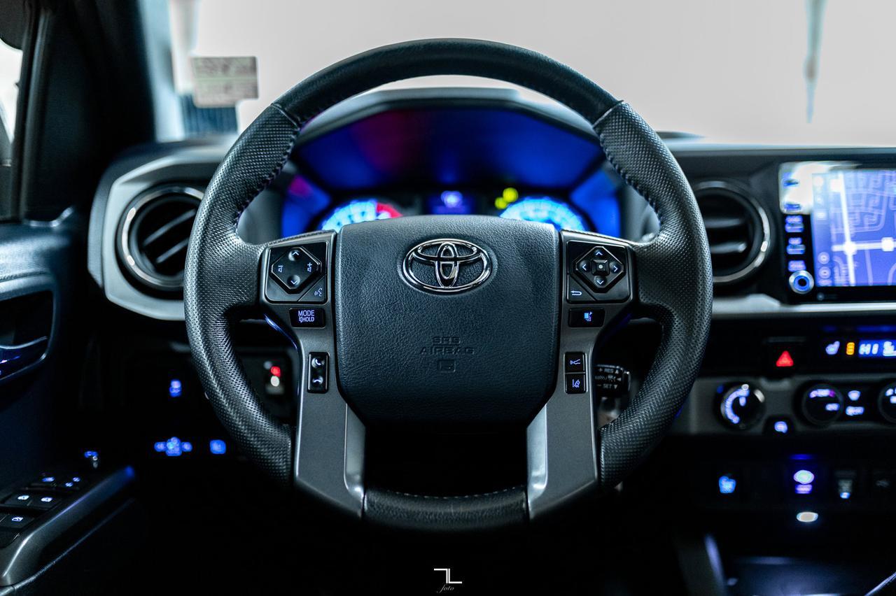 2020 Toyota Tacoma 4x4 Crew Cab TRD Sport Manual Leather Roof Nav Red Deer AB