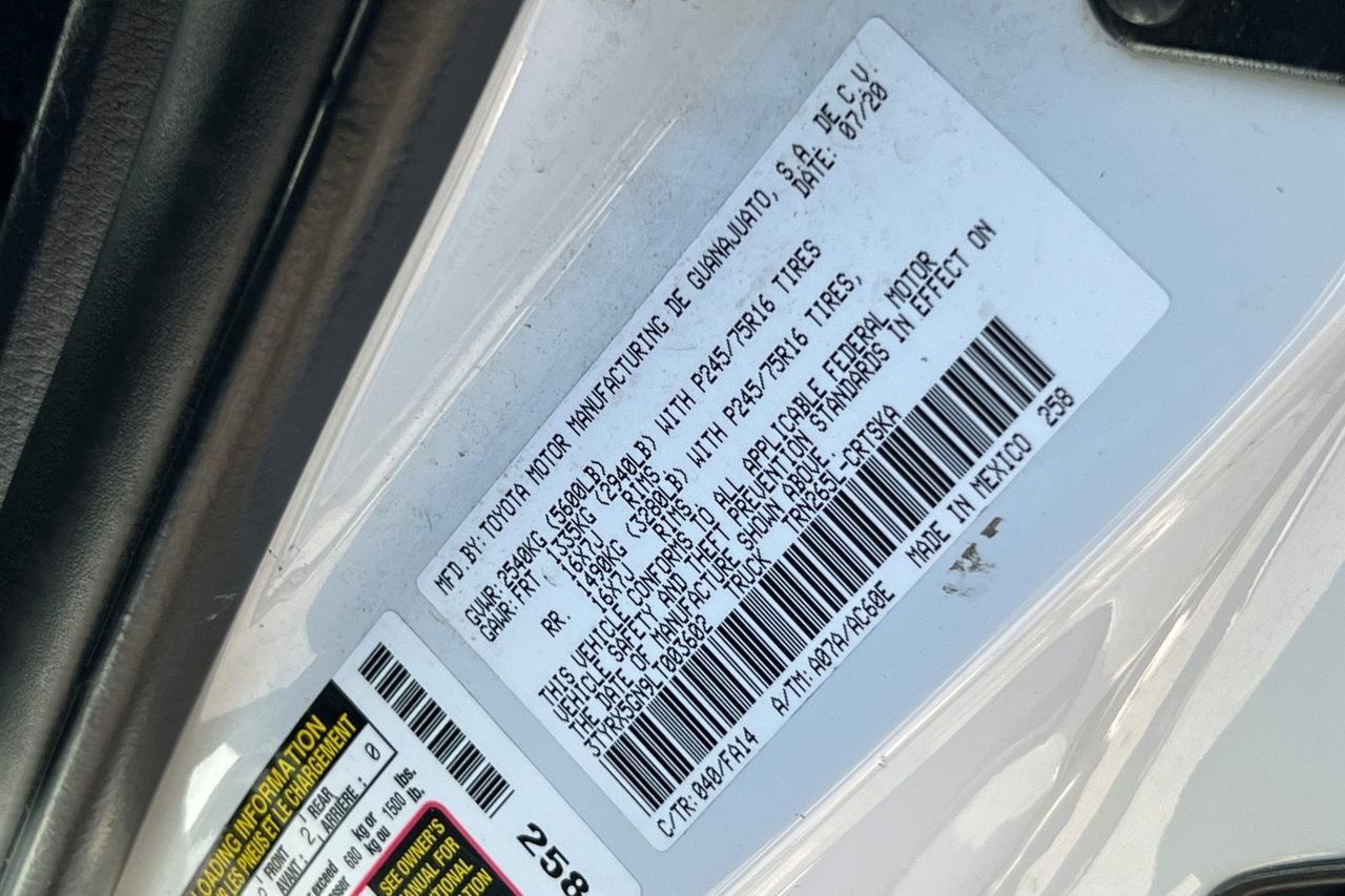 2020 Toyota Tacoma SR Roseville CA