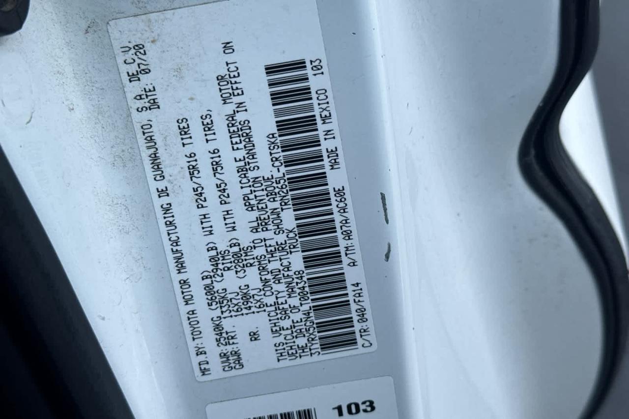 2020 Toyota Tacoma SR Roseville CA