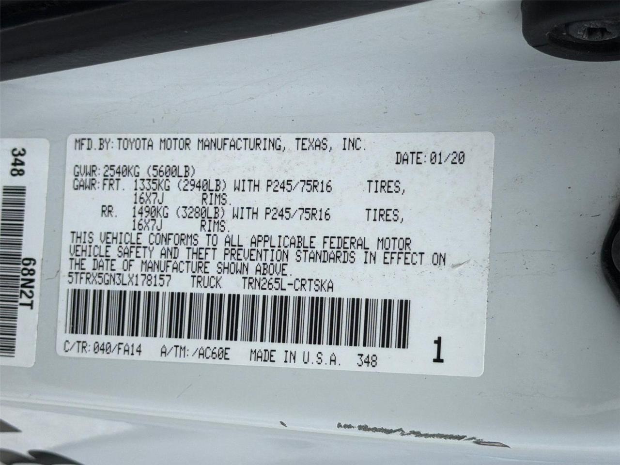 2020 Toyota Tacoma SR Hagerstown MD