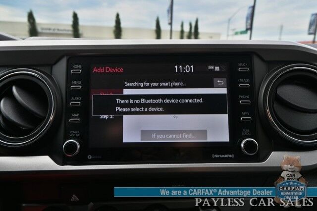2020 Toyota Tacoma SR5 / 4X4 / Crew Cab / Long Bed / Power Driver's Seat / Bluetooth / Back Up Camera / Lane Departure Alert / Collision Alert / Cruise Control / Power Rear Window / Bed Liner / Alloy Wheels / Tow Pkg / 1-Owner Anchorage AK
