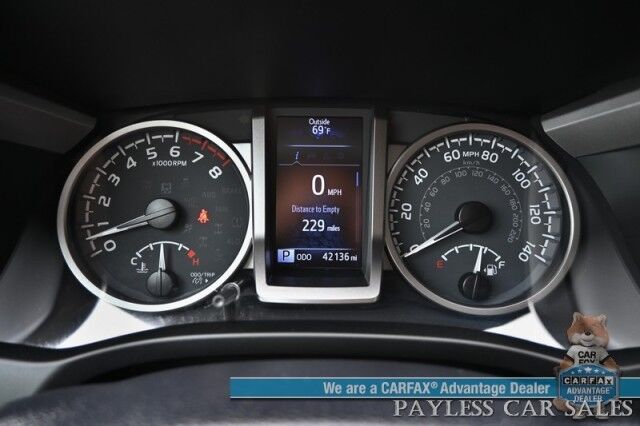 2020 Toyota Tacoma SR5 / 4X4 / Crew Cab / Long Bed / Power Driver's Seat / Bluetooth / Back Up Camera / Lane Departure Alert / Collision Alert / Cruise Control / Power Rear Window / Bed Liner / Alloy Wheels / Tow Pkg / 1-Owner Anchorage AK