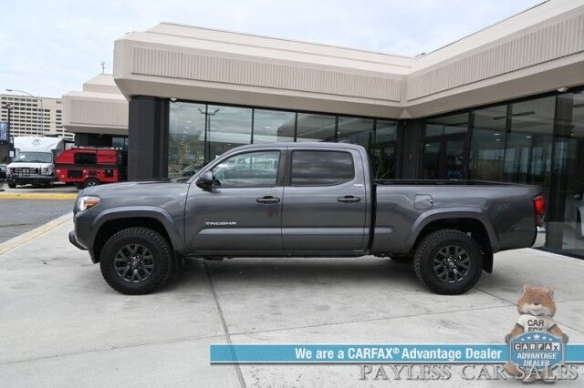 2020 Toyota Tacoma SR5 / 4X4 / Crew Cab / Long Bed / Power Driver's Seat / Bluetooth / Back Up Camera / Lane Departure Alert / Collision Alert / Cruise Control / Power Rear Window / Bed Liner / Alloy Wheels / Tow Pkg / 1-Owner Anchorage AK