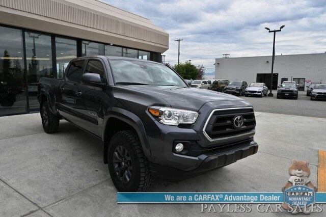 2020 Toyota Tacoma SR5 / 4X4 / Crew Cab / Long Bed / Power Driver's Seat / Bluetooth / Back Up Camera / Lane Departure Alert / Collision Alert / Cruise Control / Power Rear Window / Bed Liner / Alloy Wheels / Tow Pkg / 1-Owner Anchorage AK