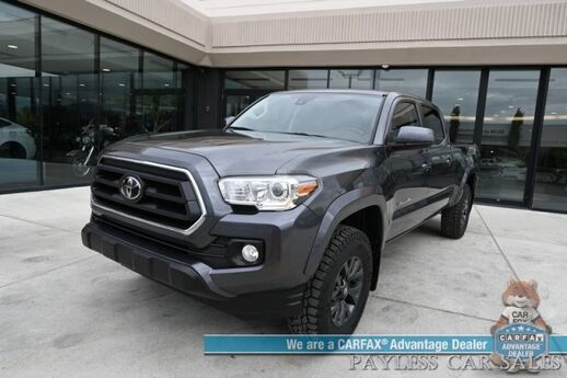 2020 Toyota Tacoma SR5 / 4X4 / Crew Cab / Long Bed / Power Driver's Seat / Bluetooth / Back Up Camera / Lane Departure Alert / Collision Alert / Cruise Control / Power Rear Window / Bed Liner / Alloy Wheels / Tow Pkg / 1-Owner Anchorage AK
