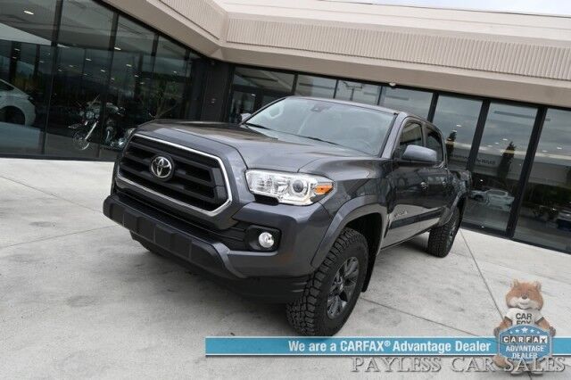 2020 Toyota Tacoma SR5 / 4X4 / Crew Cab / Long Bed / Power Driver's Seat / Bluetooth / Back Up Camera / Lane Departure Alert / Collision Alert / Cruise Control / Power Rear Window / Bed Liner / Alloy Wheels / Tow Pkg / 1-Owner Anchorage AK