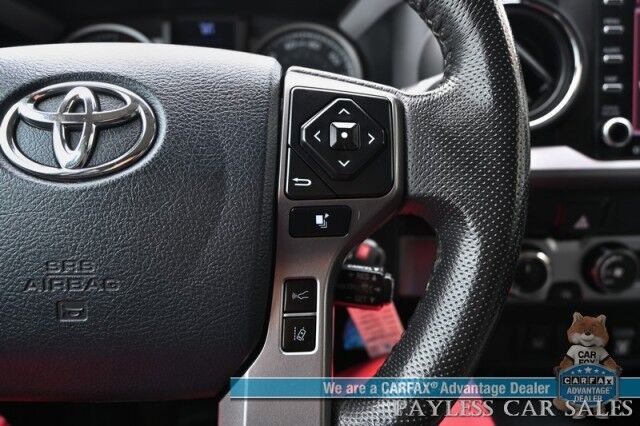 2020 Toyota Tacoma SR5 / 4X4 / Crew Cab / Long Bed / Power Driver's Seat / Bluetooth / Back Up Camera / Lane Departure Alert / Collision Alert / Cruise Control / Power Rear Window / Bed Liner / Alloy Wheels / Tow Pkg / 1-Owner Anchorage AK