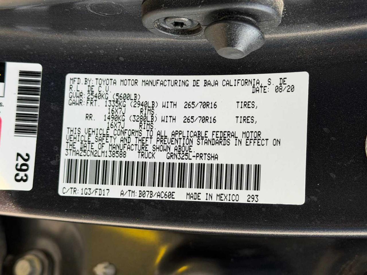 2020 Toyota Tacoma TRD Off Road Irving TX