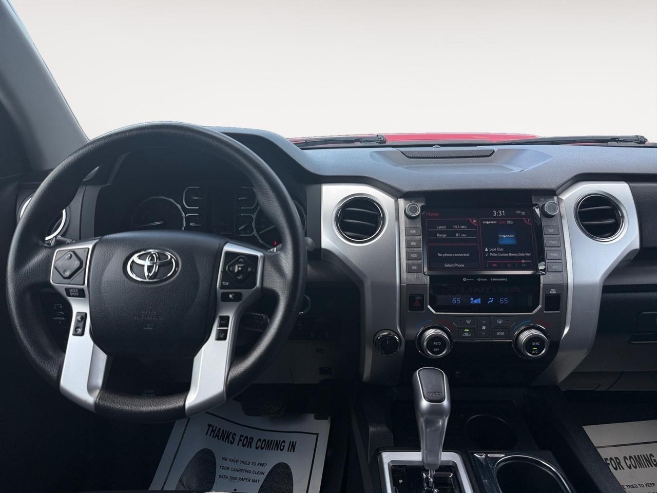 2020 Toyota Tundra 4WD SR5 TRD OFF ROAD 4X4, BLUETOOTH, BACKUP CAMERA, TOW PACKAGE, ALL WEATHER FLOOR MATS, POWER MIRRORS, TONNEAU COVER , RUNNING BOARDS, BRUSH GUARD, BED LINER, MAKE THIS TUNDRA YOURS TODAY!