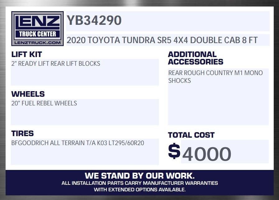 2020 Toyota Tundra 4x4 Double Cab SR5 Fond du Lac WI