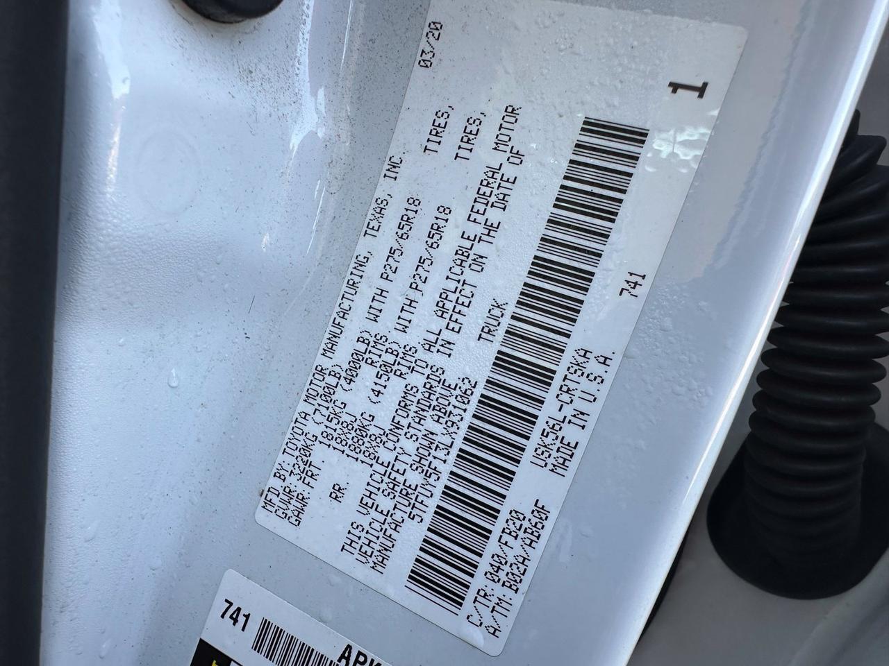 2020 Toyota Tundra SR5 Fredericksburg VA