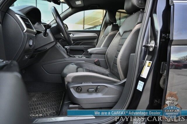 2020 Volkswagen Atlas Cross Sport SEL Premium / AWD / Auto Start / Heated & Cooled Leather Seats / Heated Steering Wheel / Navigation / Sunroof / Fender Speakers / Adaptive Cruise / Blind Spot & Collision Alert / Tow Pkg / 1-Owner Anchorage AK