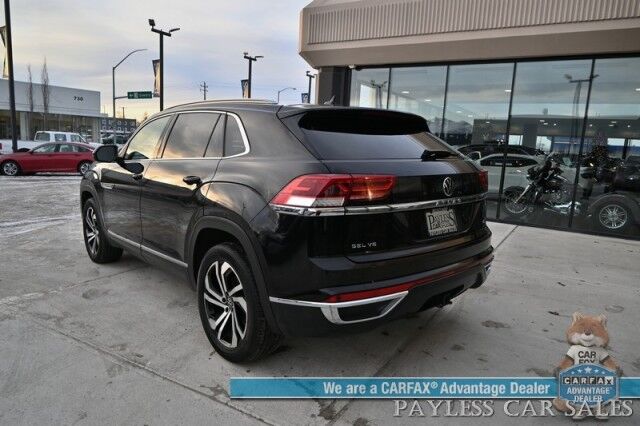 2020 Volkswagen Atlas Cross Sport SEL Premium / AWD / Auto Start / Heated & Cooled Leather Seats / Heated Steering Wheel / Navigation / Sunroof / Fender Speakers / Adaptive Cruise / Blind Spot & Collision Alert / Tow Pkg / 1-Owner Anchorage AK