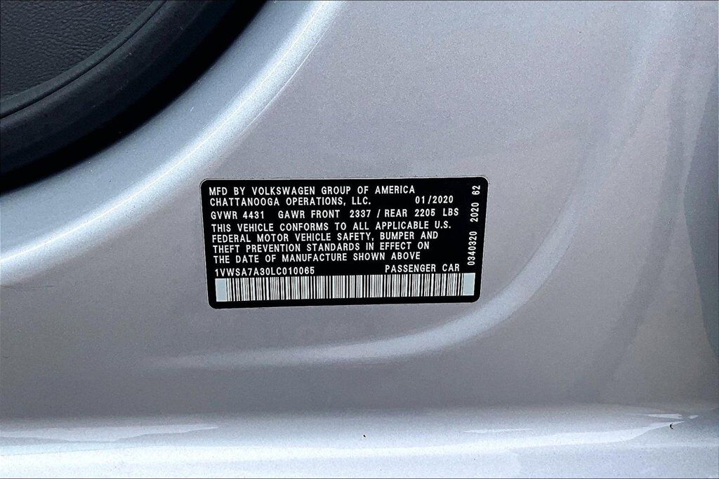 2020 Volkswagen Passat 2.0T SE OR