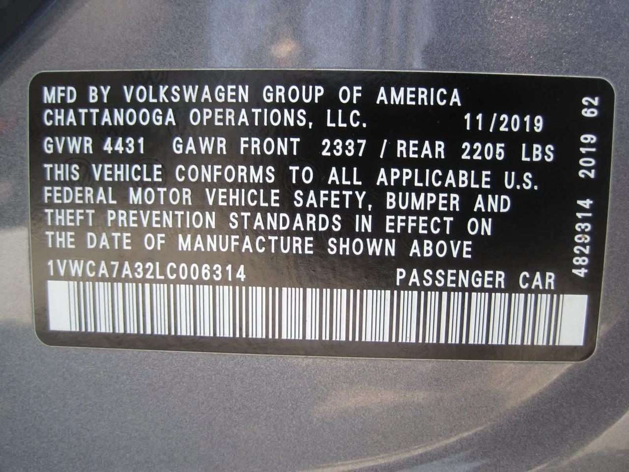 2020 Volkswagen Passat 2.0T SEL Belmont MA