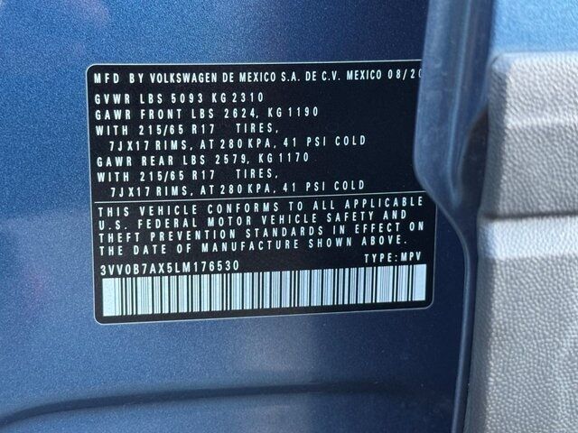 2020 Volkswagen Tiguan 2.0T S 4Motion Springfield VA