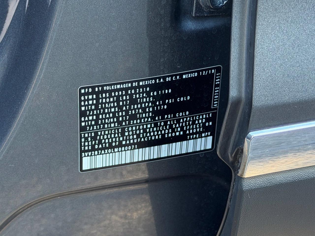 2020 Volkswagen Tiguan 2.0T SE Springfield VA
