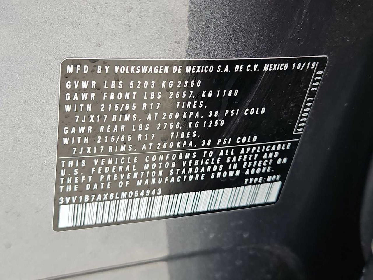 2020 Volkswagen Tiguan S Irving TX