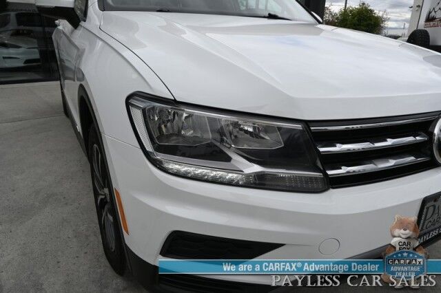 2020 Volkswagen Tiguan SE / AWD / Power & Heated Leather Seats / Panoramic Sunroof / Blind Spot Alert / Apple CarPlay & Android Auto / Wireless Phone Charger / Keyless Entry & Start / Back Up Camera / Tow Pkg / 27 MPG Anchorage AK