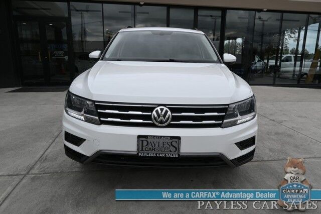 2020 Volkswagen Tiguan SE / AWD / Power & Heated Leather Seats / Panoramic Sunroof / Blind Spot Alert / Apple CarPlay & Android Auto / Wireless Phone Charger / Keyless Entry & Start / Back Up Camera / Tow Pkg / 27 MPG Anchorage AK