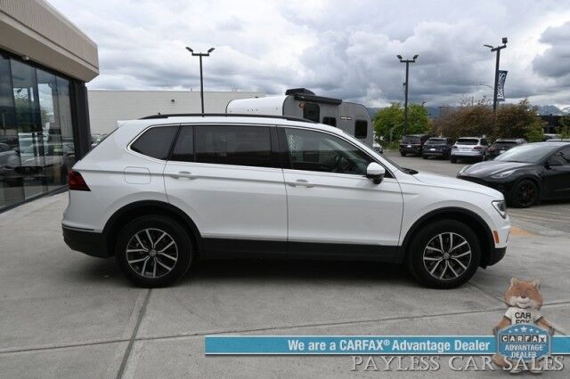 2020 Volkswagen Tiguan SE / AWD / Power & Heated Leather Seats / Panoramic Sunroof / Blind Spot Alert / Apple CarPlay & Android Auto / Wireless Phone Charger / Keyless Entry & Start / Back Up Camera / Tow Pkg / 27 MPG Anchorage AK
