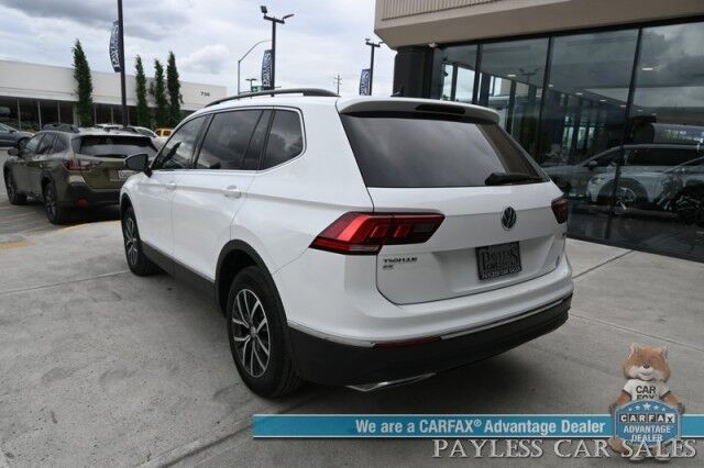 2020 Volkswagen Tiguan SE / AWD / Power & Heated Leather Seats / Panoramic Sunroof / Blind Spot Alert / Apple CarPlay & Android Auto / Wireless Phone Charger / Keyless Entry & Start / Back Up Camera / Tow Pkg / 27 MPG Anchorage AK