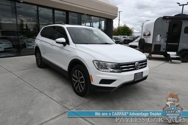 2020 Volkswagen Tiguan SE / AWD / Power & Heated Leather Seats / Panoramic Sunroof / Blind Spot Alert / Apple CarPlay & Android Auto / Wireless Phone Charger / Keyless Entry & Start / Back Up Camera / Tow Pkg / 27 MPG Anchorage AK