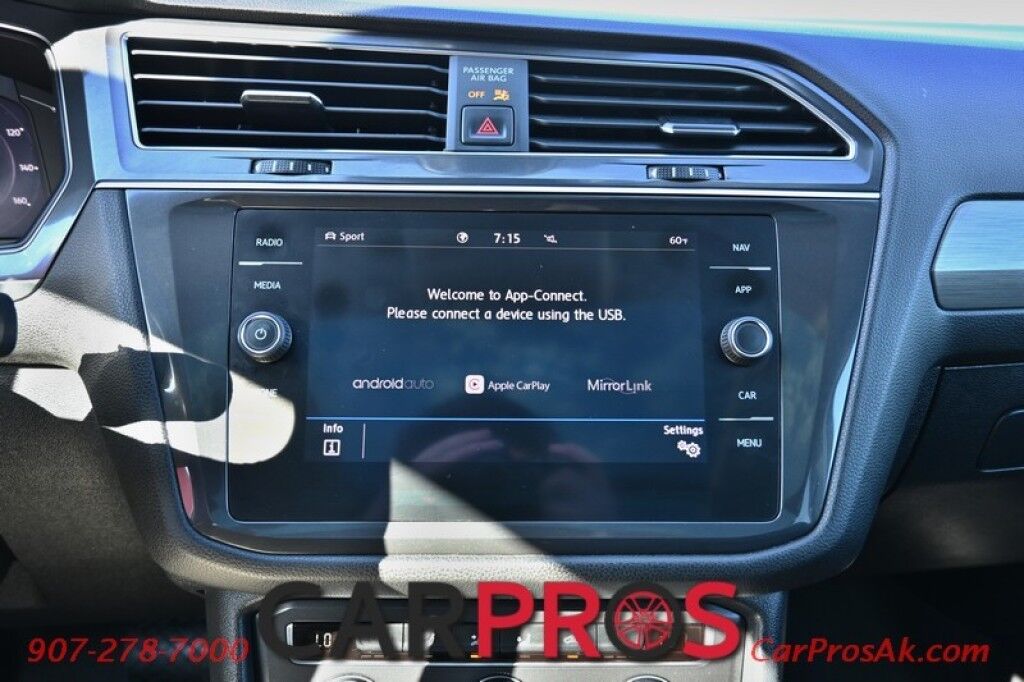 2020 Volkswagen Tiguan SEL - AWD - Turbocharged 4-Cylinder - Keyless Entry & Start - Heated Steering Wheel & Leather Seats - Panoramic Sunroof - Adaptive Cruise Control - Front Parking Sensor & Reverse Camera - Apple Car Play & Android Auto - Power Lift Gate - 3rd Row - 1- Anchorage AK