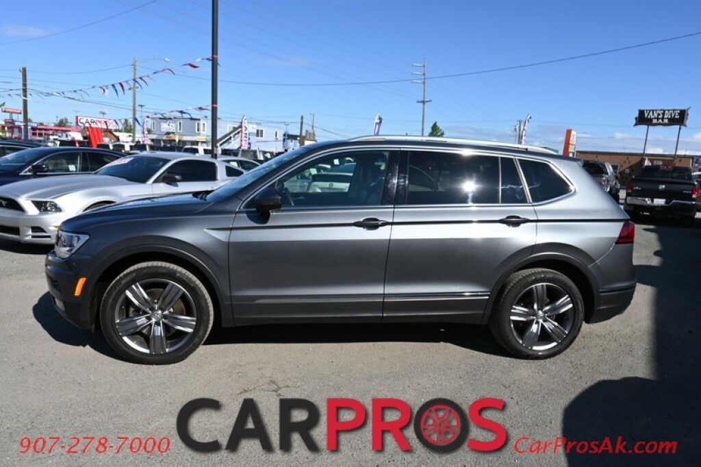 2020 Volkswagen Tiguan SEL - AWD - Turbocharged 4-Cylinder - Keyless Entry & Start - Heated Steering Wheel & Leather Seats - Panoramic Sunroof - Adaptive Cruise Control - Front Parking Sensor & Reverse Camera - Apple Car Play & Android Auto - Power Lift Gate - 3rd Row - 1- Anchorage AK