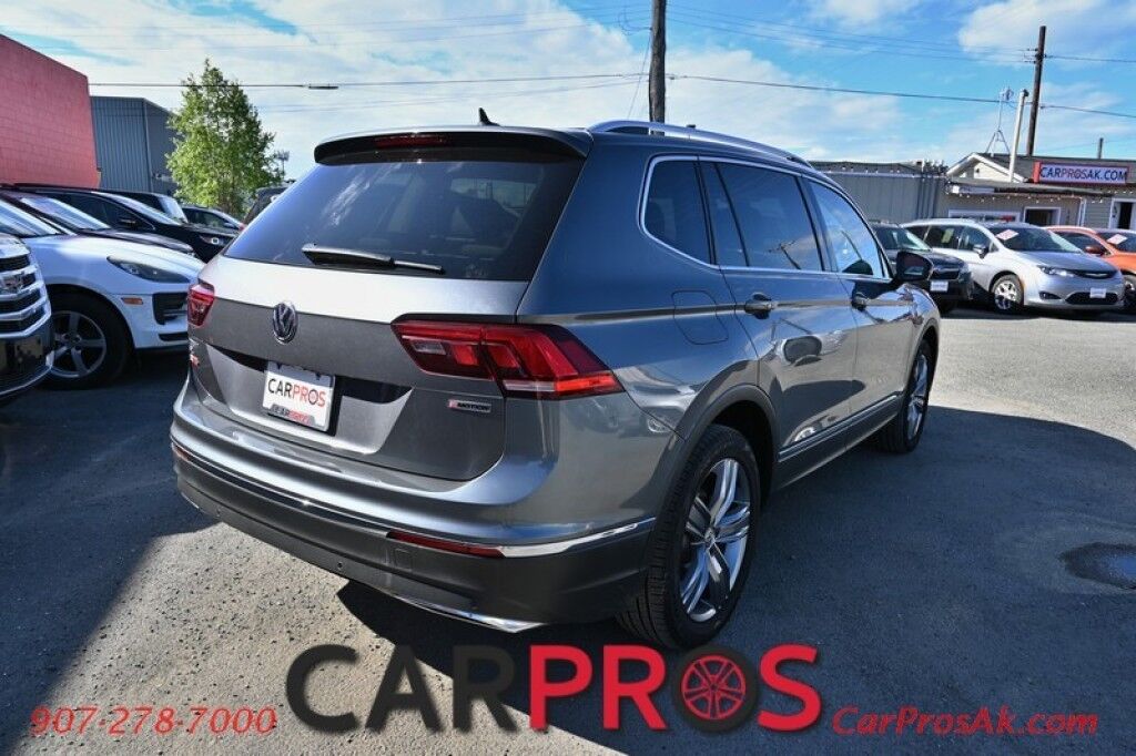 2020 Volkswagen Tiguan SEL - AWD - Turbocharged 4-Cylinder - Keyless Entry & Start - Heated Steering Wheel & Leather Seats - Panoramic Sunroof - Adaptive Cruise Control - Front Parking Sensor & Reverse Camera - Apple Car Play & Android Auto - Power Lift Gate - 3rd Row - 1- Anchorage AK